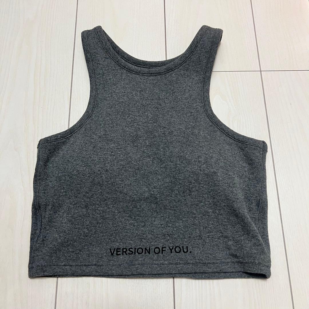 VERSION OF YOU タンクブラトップ