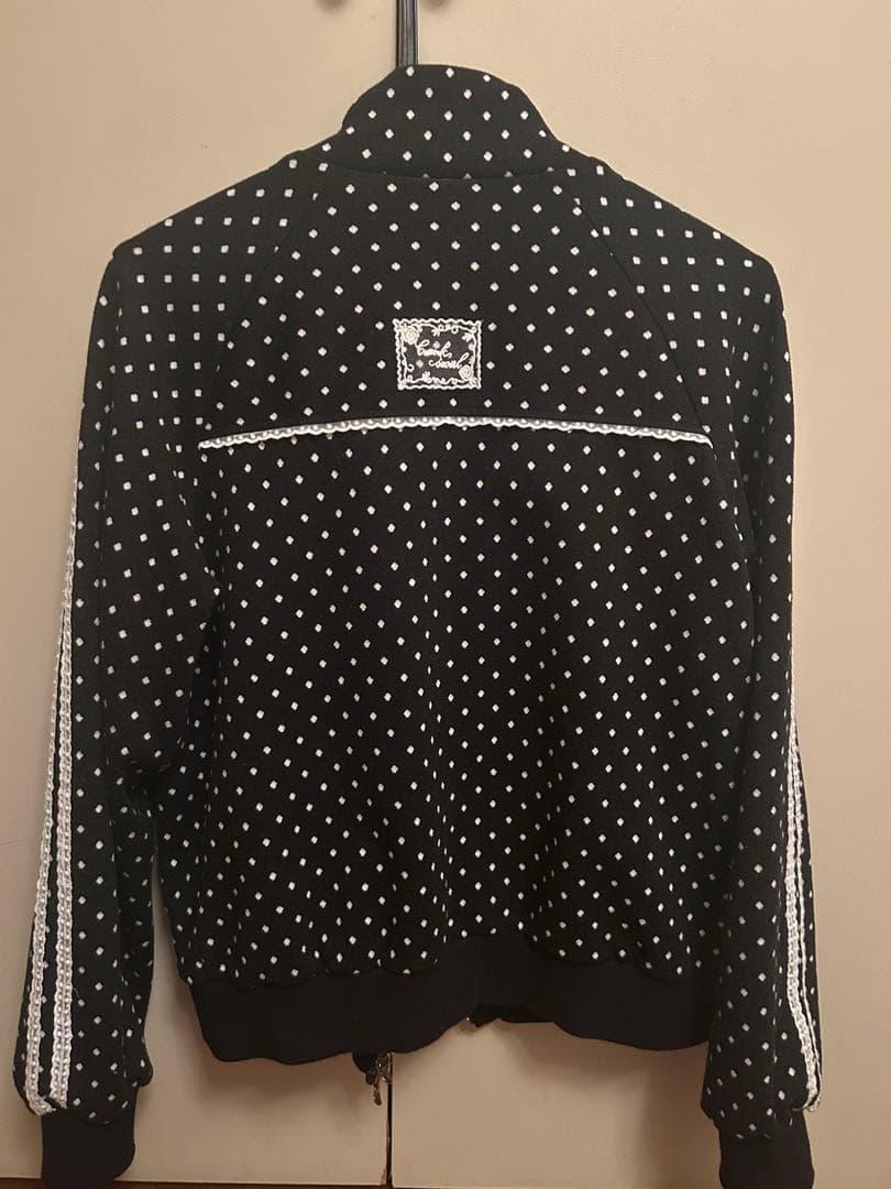 crank ROSE DOT TRACK JACKET BLACK最終値下げです