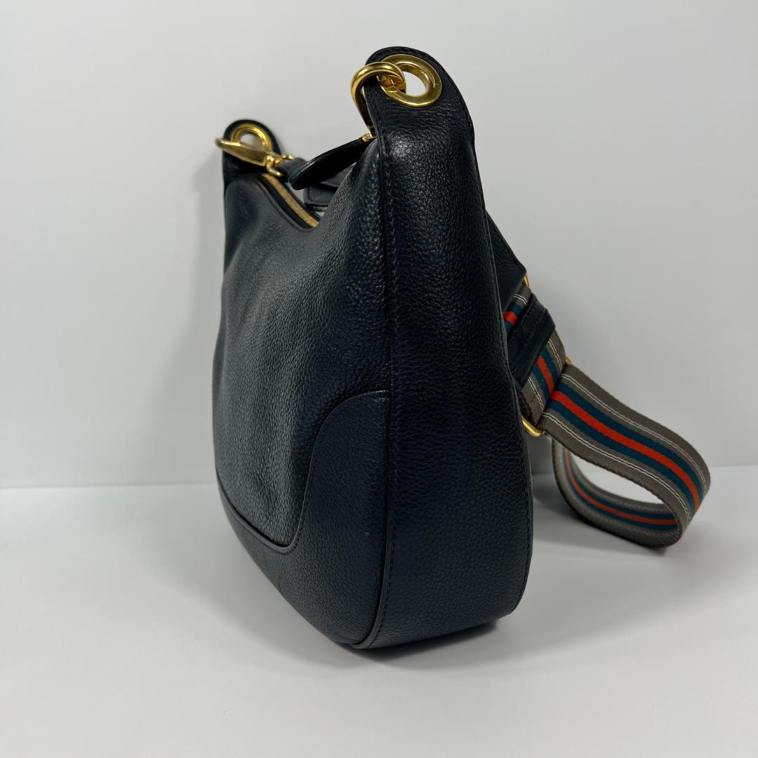 プラダ ショルダーバッグ ブラック 本革 1BC052 MBZ034