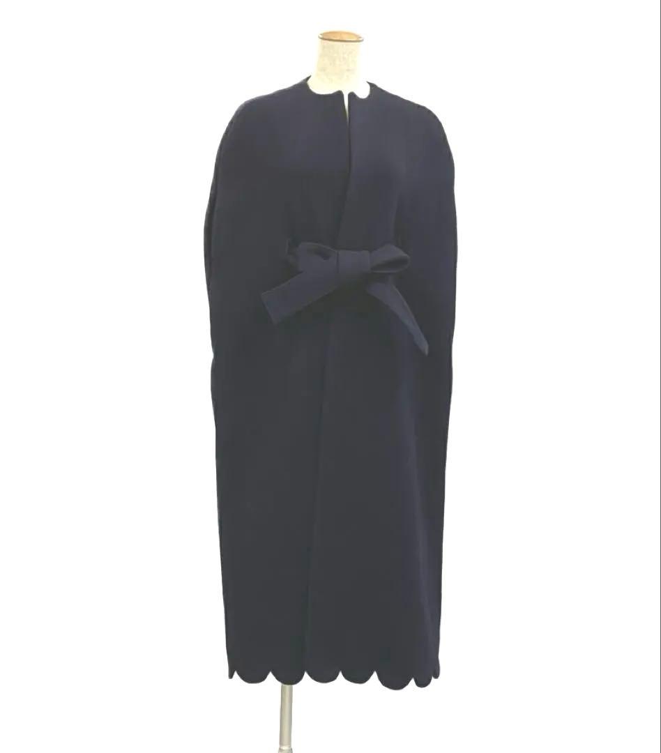 ヨーコチャン　ジレ　コート　スカラップ　ケープ