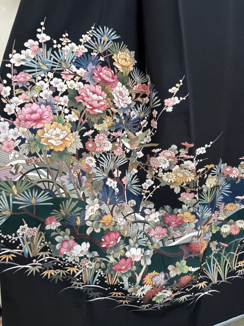 留袖　黒留袖　豪華黒留袖　着物