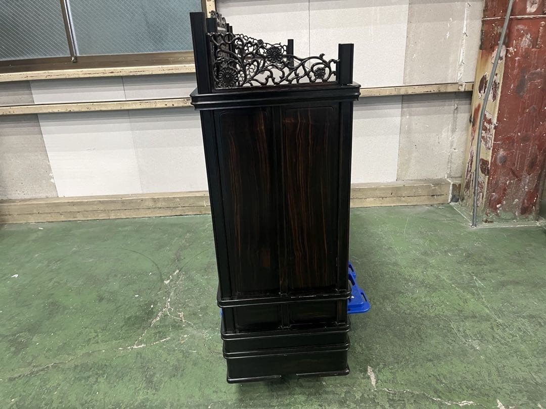 【定価33万】黒檀民芸家具 ラフジュ工房 アンティーク 高級家具