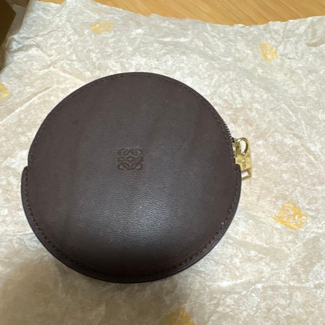 ロエベ　小銭入れ　こげちゃ色