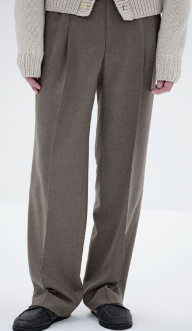 AURALEE　ウール　パンツ　25aw