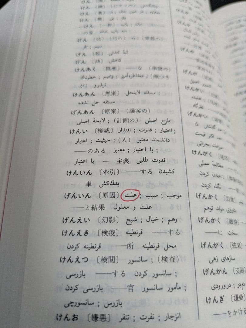 現代ペルシア語辞典（合本）