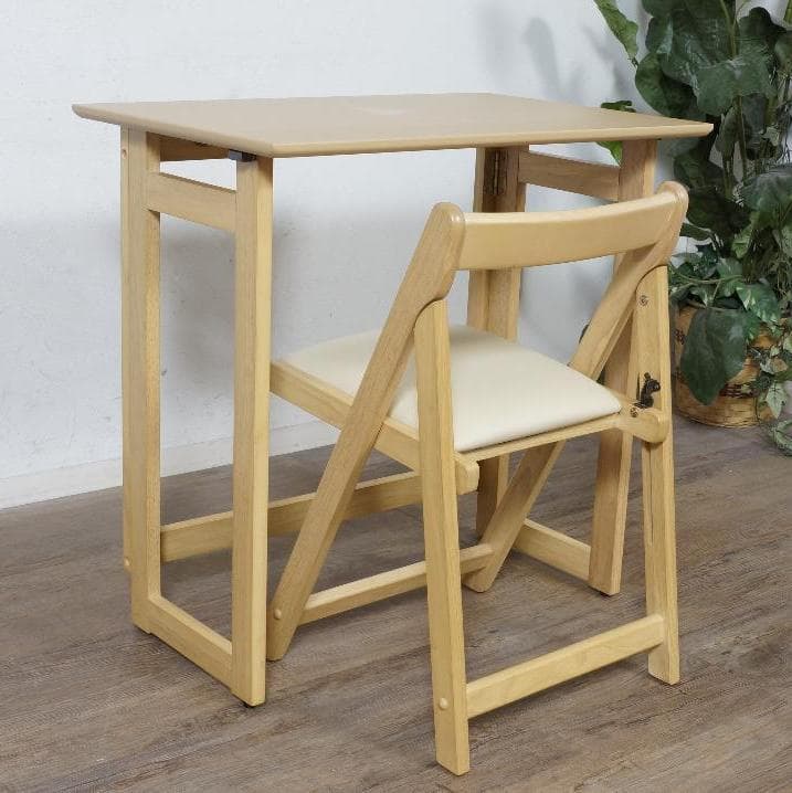 折りたたみデスク＆チェアー　学習机　2点セット　新生活応援