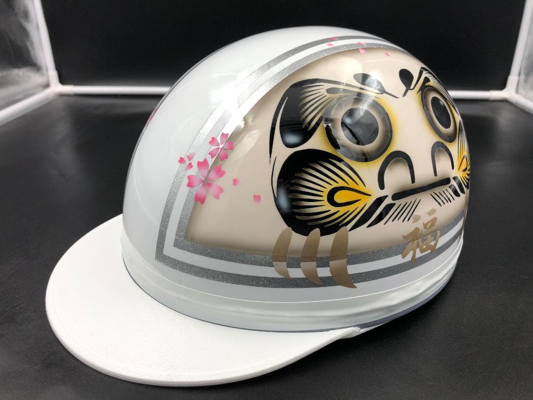 コルク半　カスタム　三つボタン　だるま　ホワイト　高級クリヤ送料無料