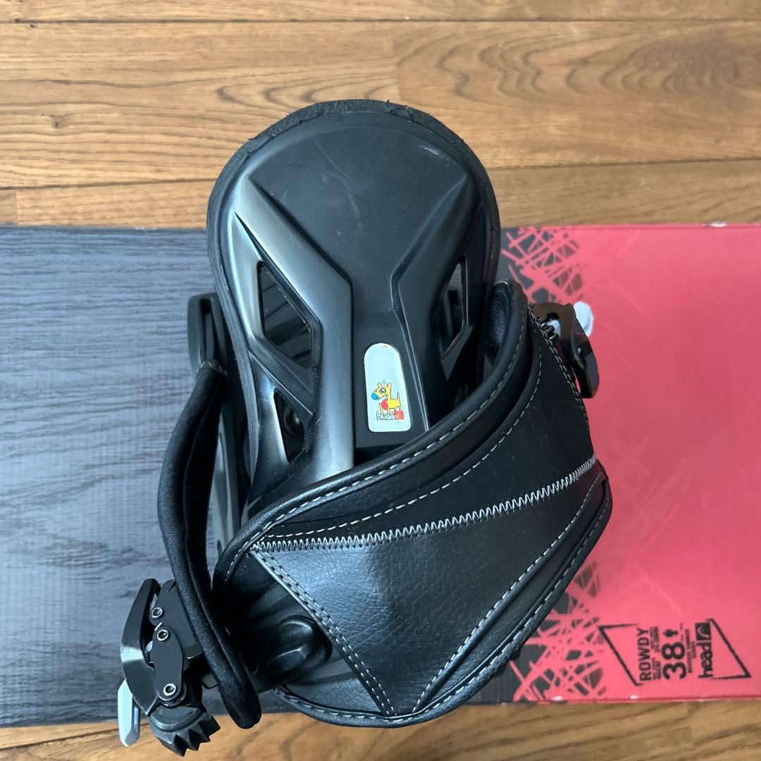 HEAD スノーボード板　キッズ　138cm ビンディング付き