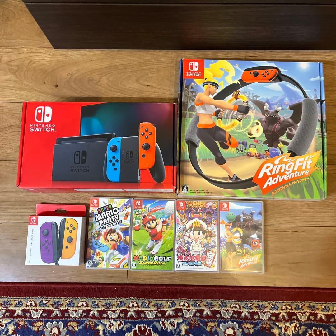 任天堂Switch 本体 ソフト　Joy-Con リングフィット　セット 美品