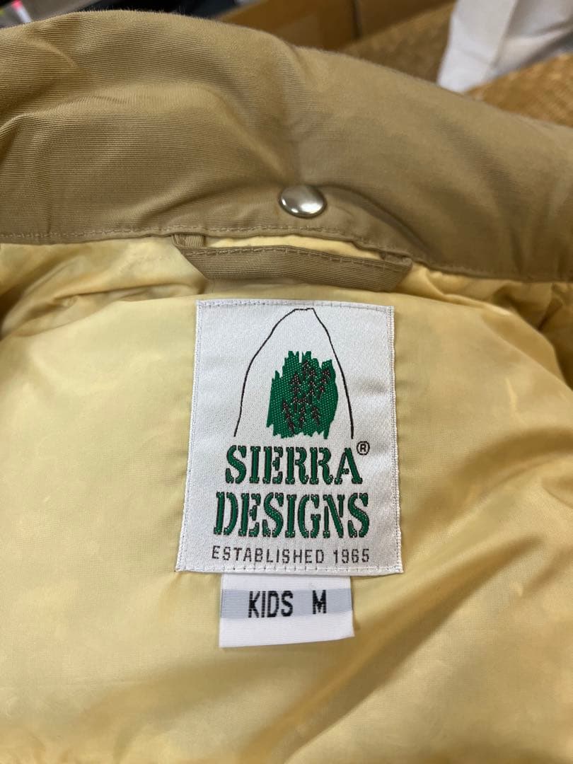 ●シェラデザインダウンジャケットkidsM