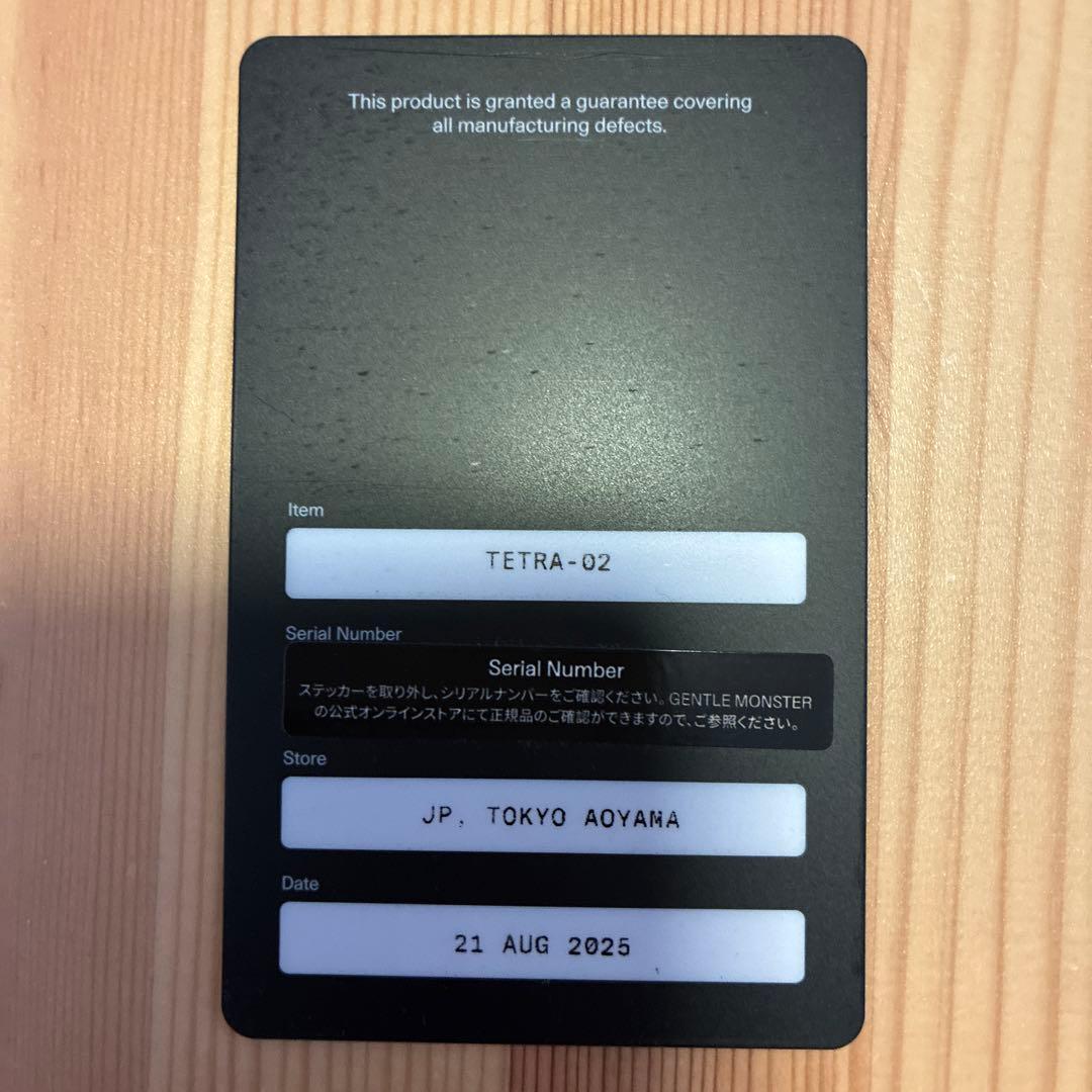 Gentle Monster TETRA-02リムレス メガネ