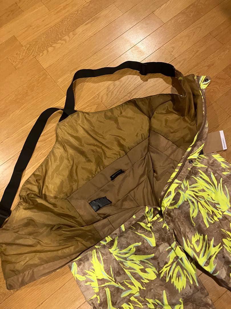 THE NORTH FACE スノーオーバーオール 大きいsizeXL 総柄