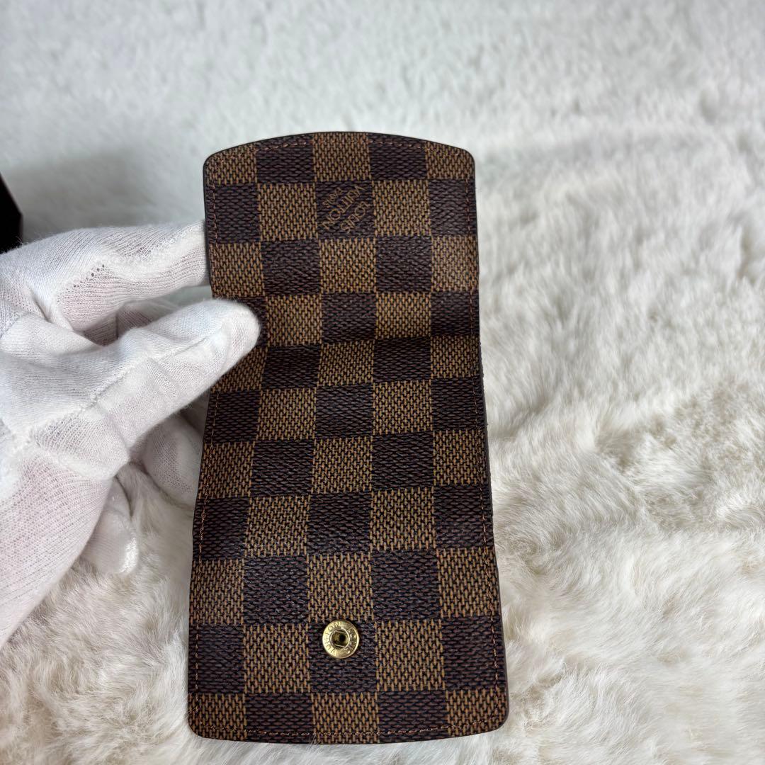 【未使用】 ルイヴィトン カフスボタン カフリンクス ロゴ レザーケース付