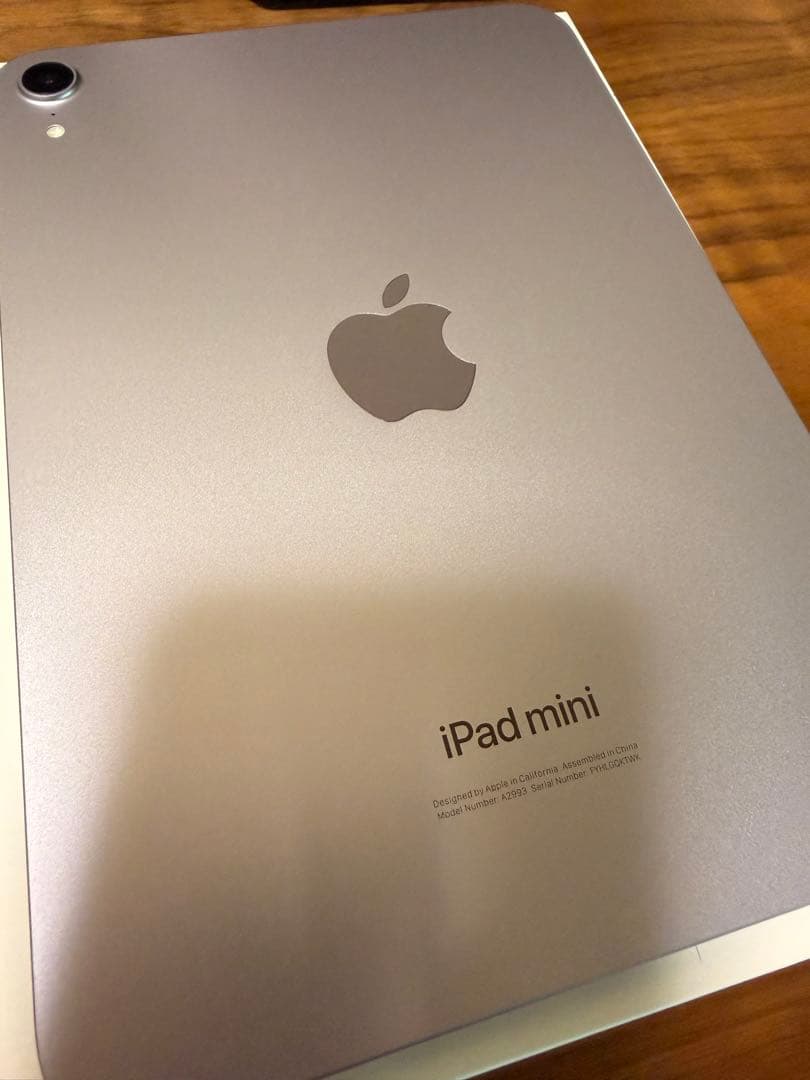 Apple iPad mini (A17 Pro) 128GB パープル