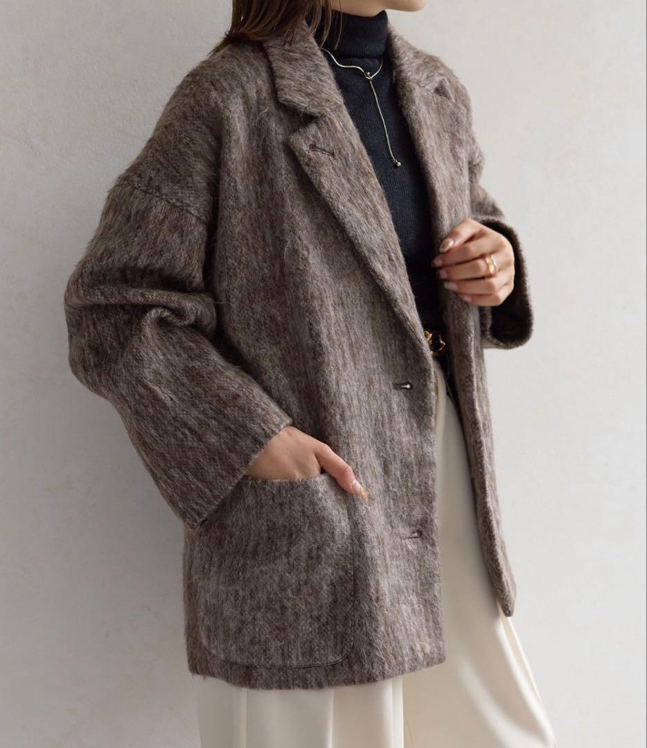 ゼヴォン　シャギーミドルコート　土日値下げ