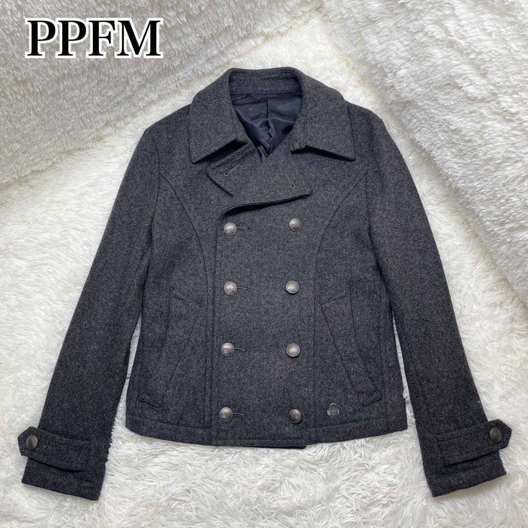 美品　PPFM ナポレオンジャケット Pコート ダブルブレスト Y2K Sサイズ