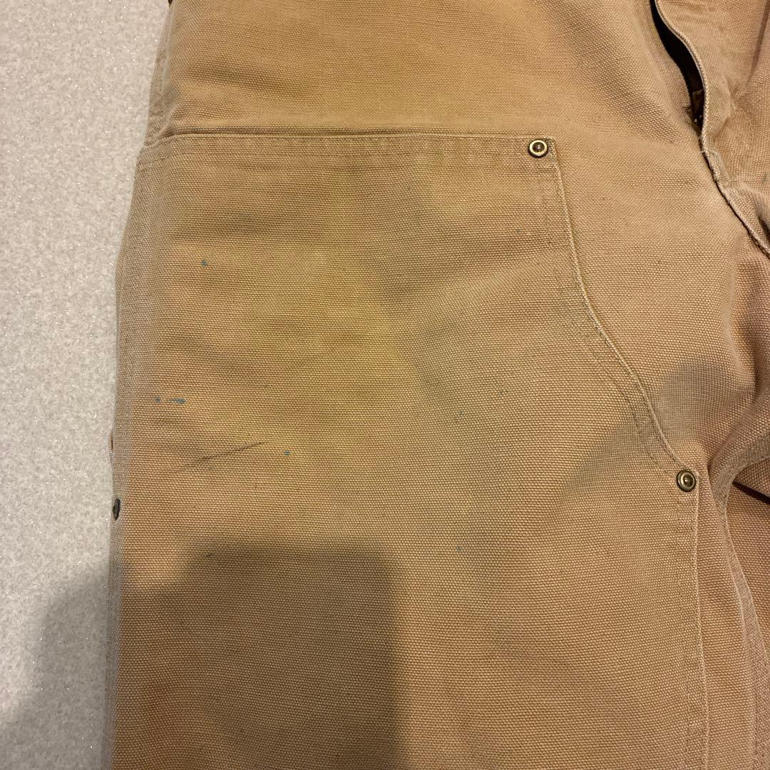 カーハート　80s 100周年タグ　ダブルニーパンツ　フェード　ペンキ　ボロ