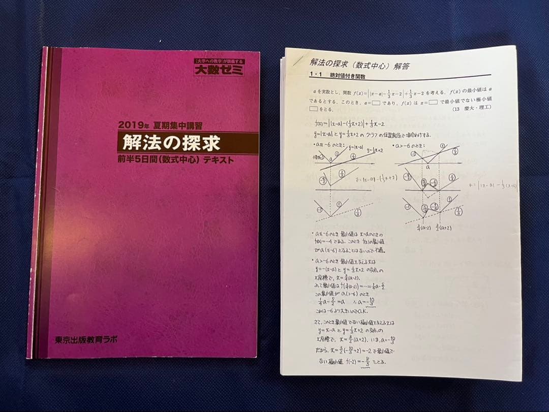 大数ゼミ 解法の探求 数式中心