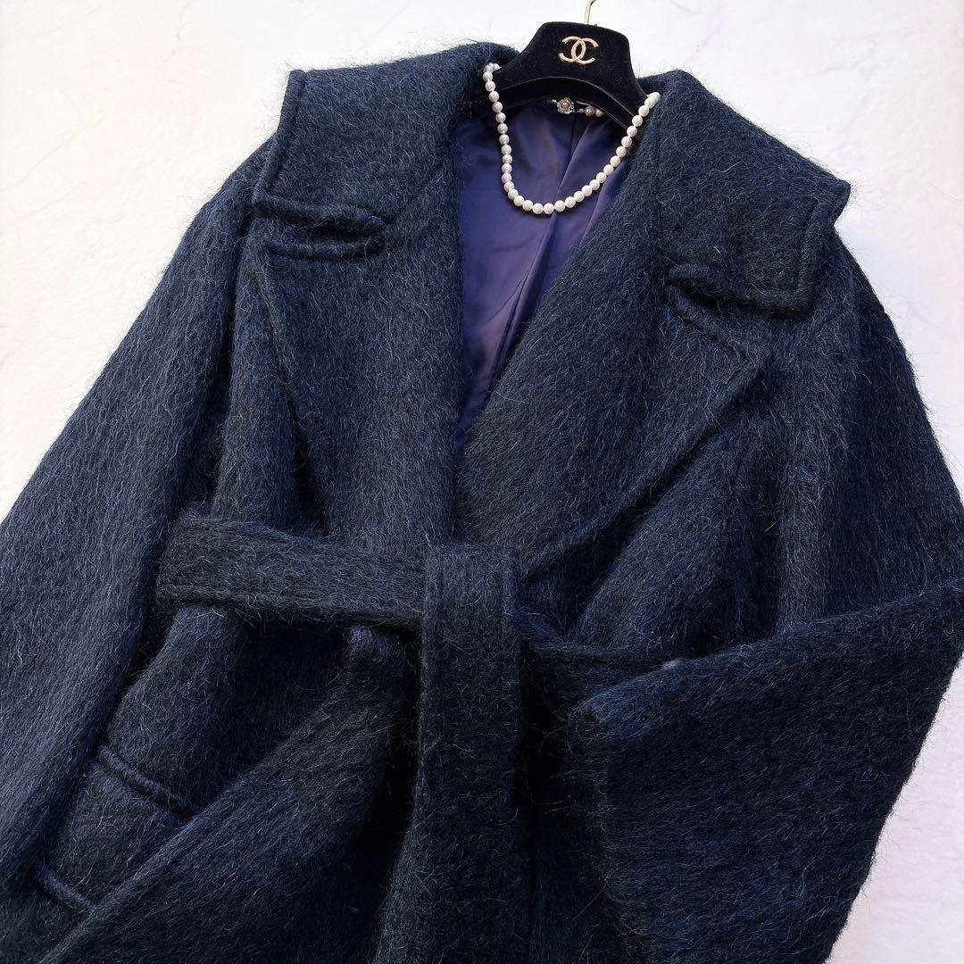 【COLUMN】定価13.2万　ウールシャギーコート　アルパカ　モヘア　38
