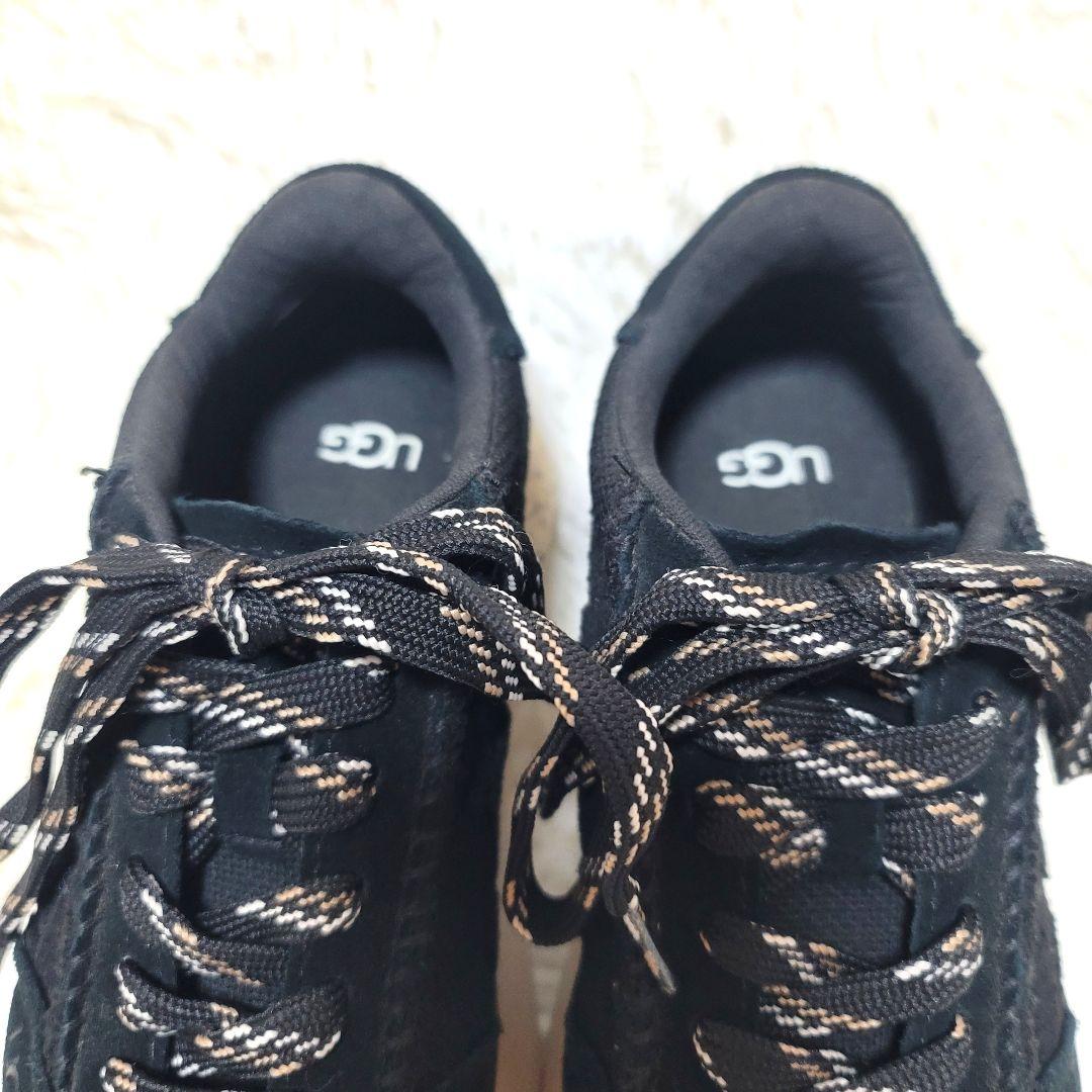 極美品❤️アグ マリン レース ロゴ スニーカー 厚底 22.5