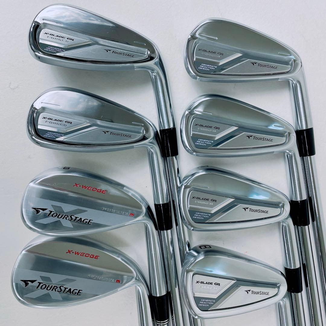 ツアーステージ　アイアン　Xウェッジフォージド　S 5-S 8本　N2510