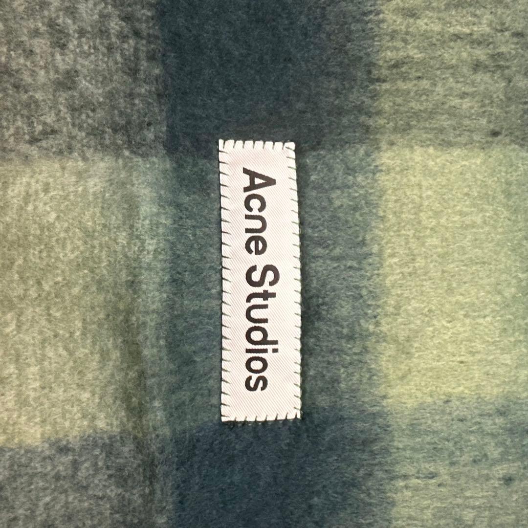 ACNE STUDIOS 新品未使用 モヘアチェック柄スカーフ　マフラー
