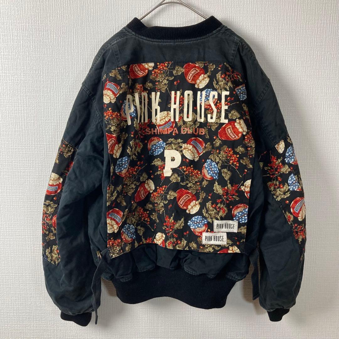 512 PINKHOUSE ma-1 ストロベリー　ジャム　ラズベリー　派手