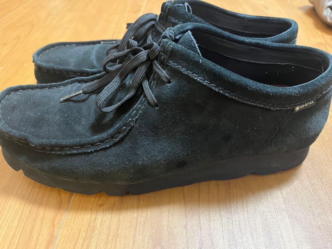 CLARKS wallabees 黒スエード