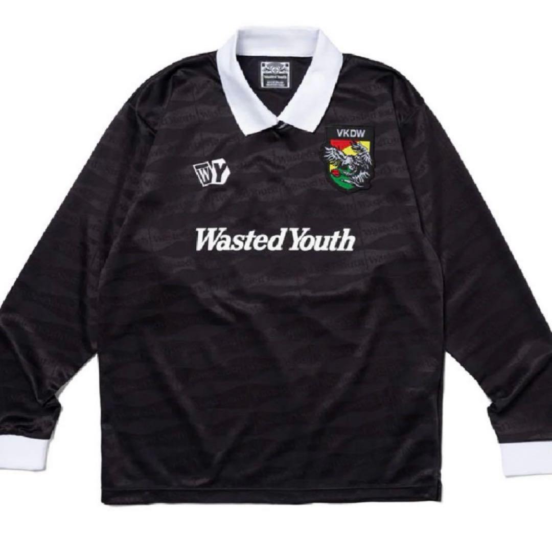 新品未使用 Wasted Youth Soccer Shirt ブラック 黒