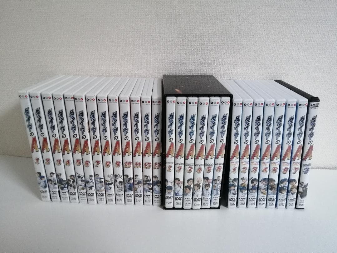 ダイヤのA +稲実戦編+セカンドシーズン　DVD　全26巻セット（欠品有＋BOX