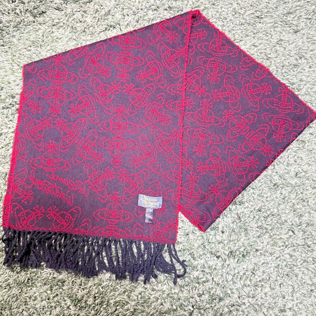 1500円オフ中‼️レア✨️ Vivienne Westwood マフラー ブラック