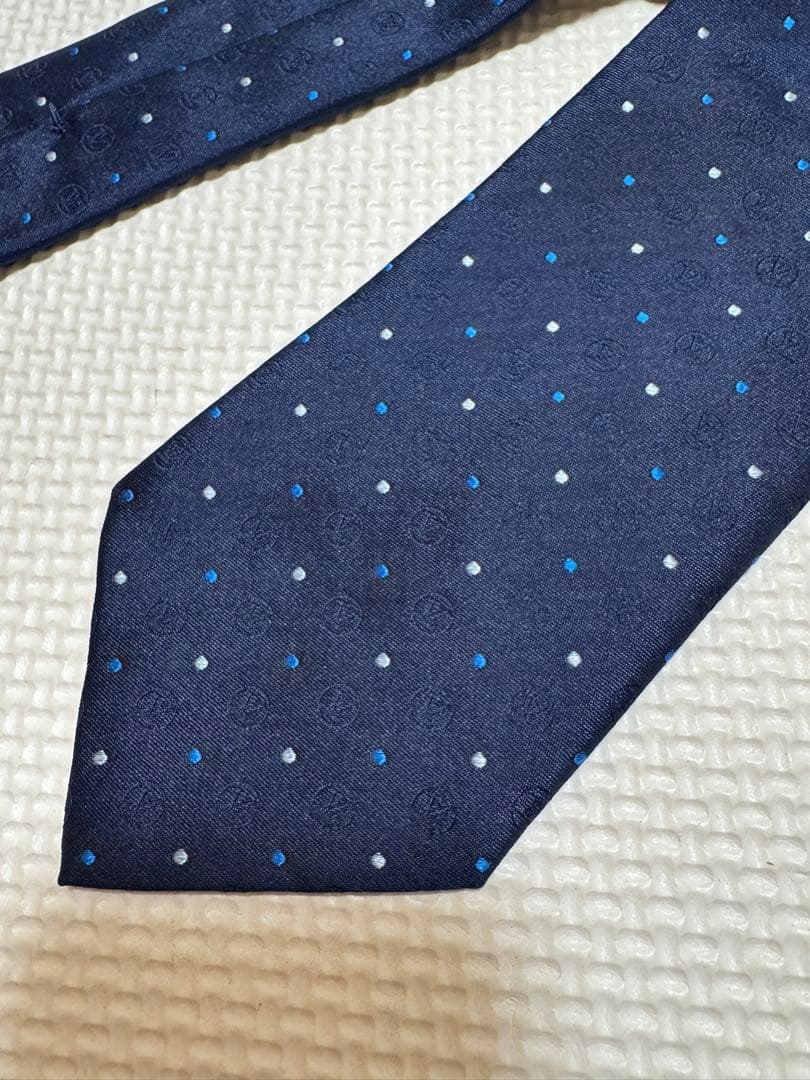 ⭐︎値下げ⭐︎LOUIS VUITTON ネクタイ ネイビー ドット