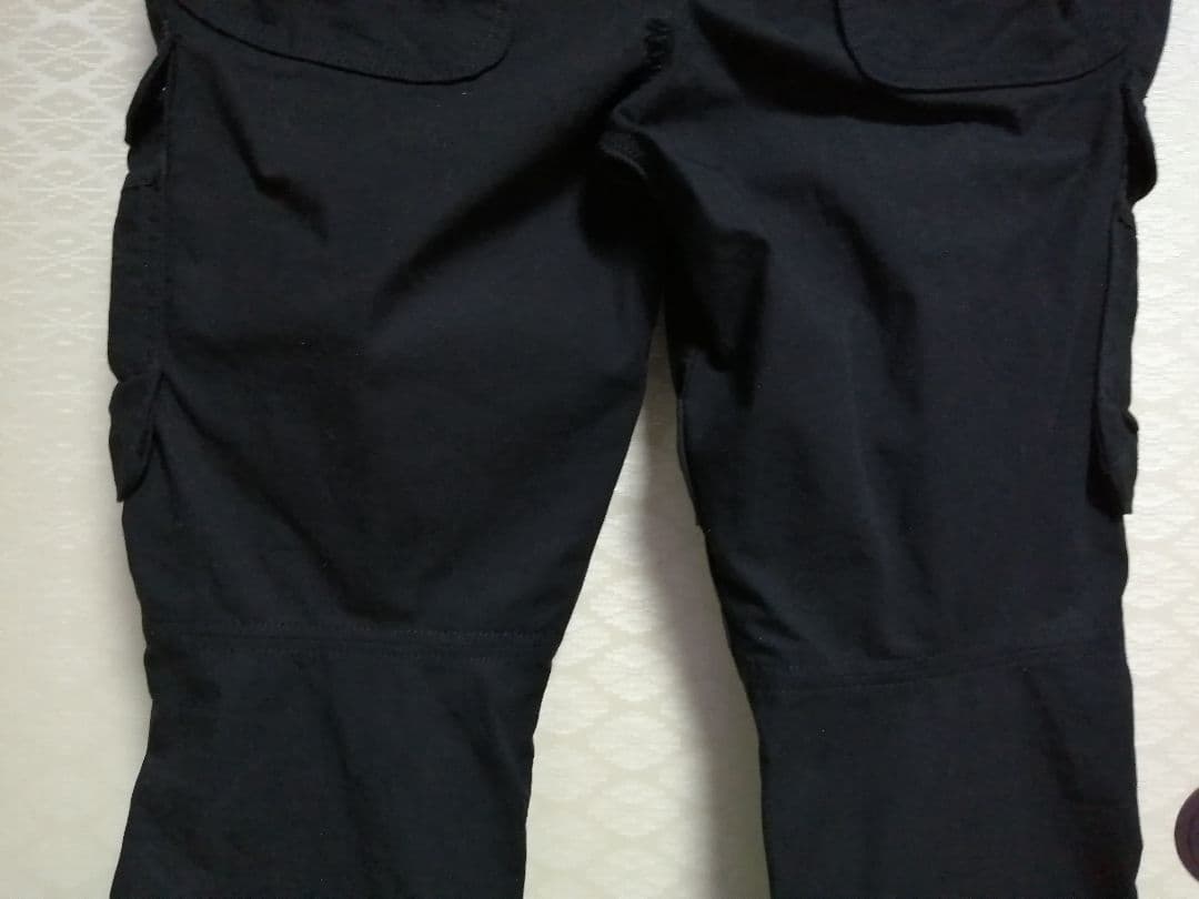 (4165)カーハートsteelカーゴ　ワークパンツ　ブラック　極美品