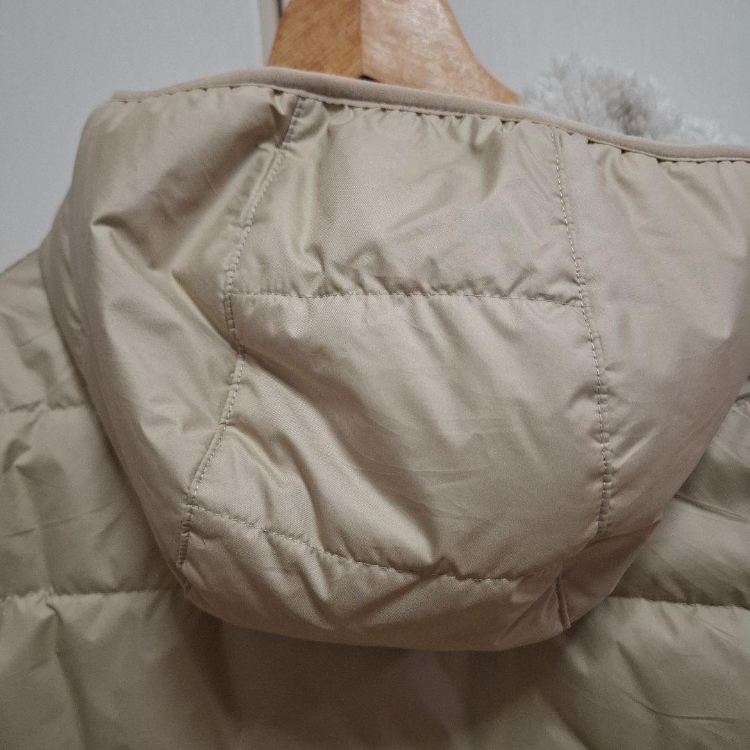 patagonia リバーシブルダウンジャケットベージュ美品