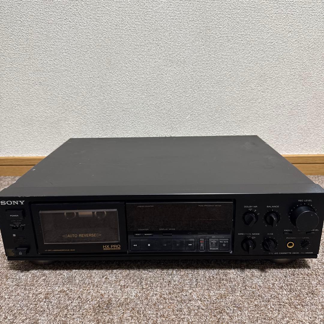SONY カセットデッキ　TC-K500R