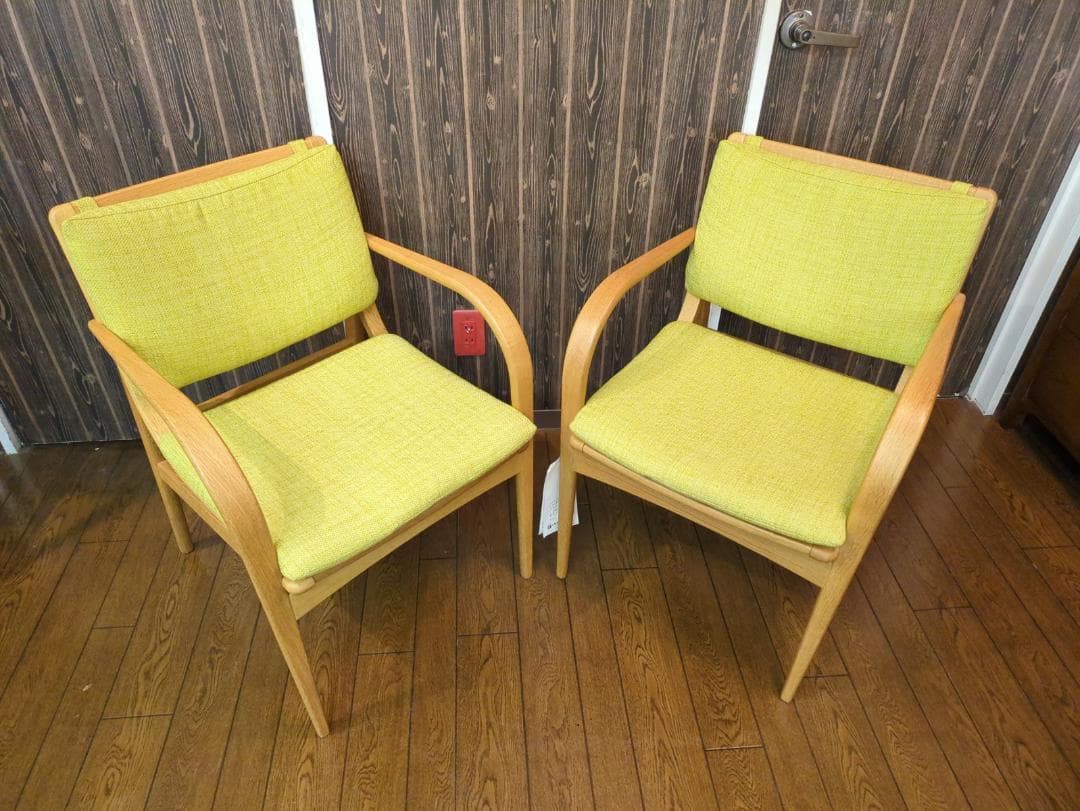 〈たのめる便・現状渡し〉飛騨産業 ダイニングチェア 1脚 L－chair ②