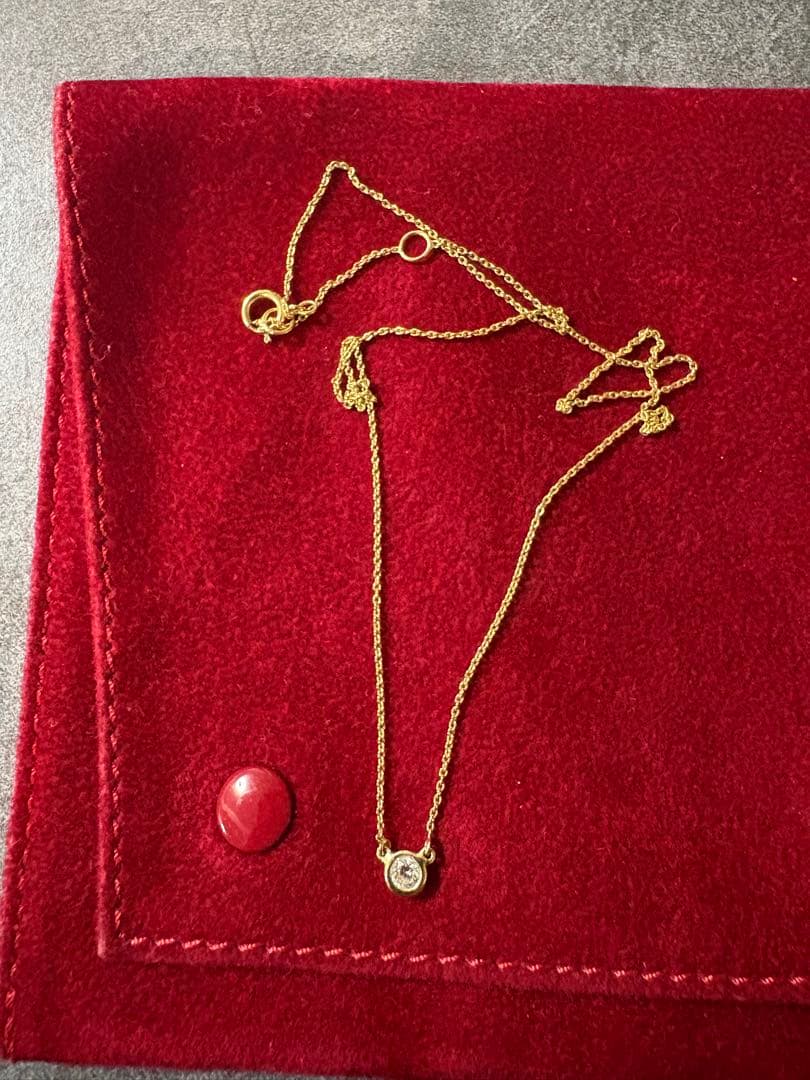 18金ダイヤネックレス