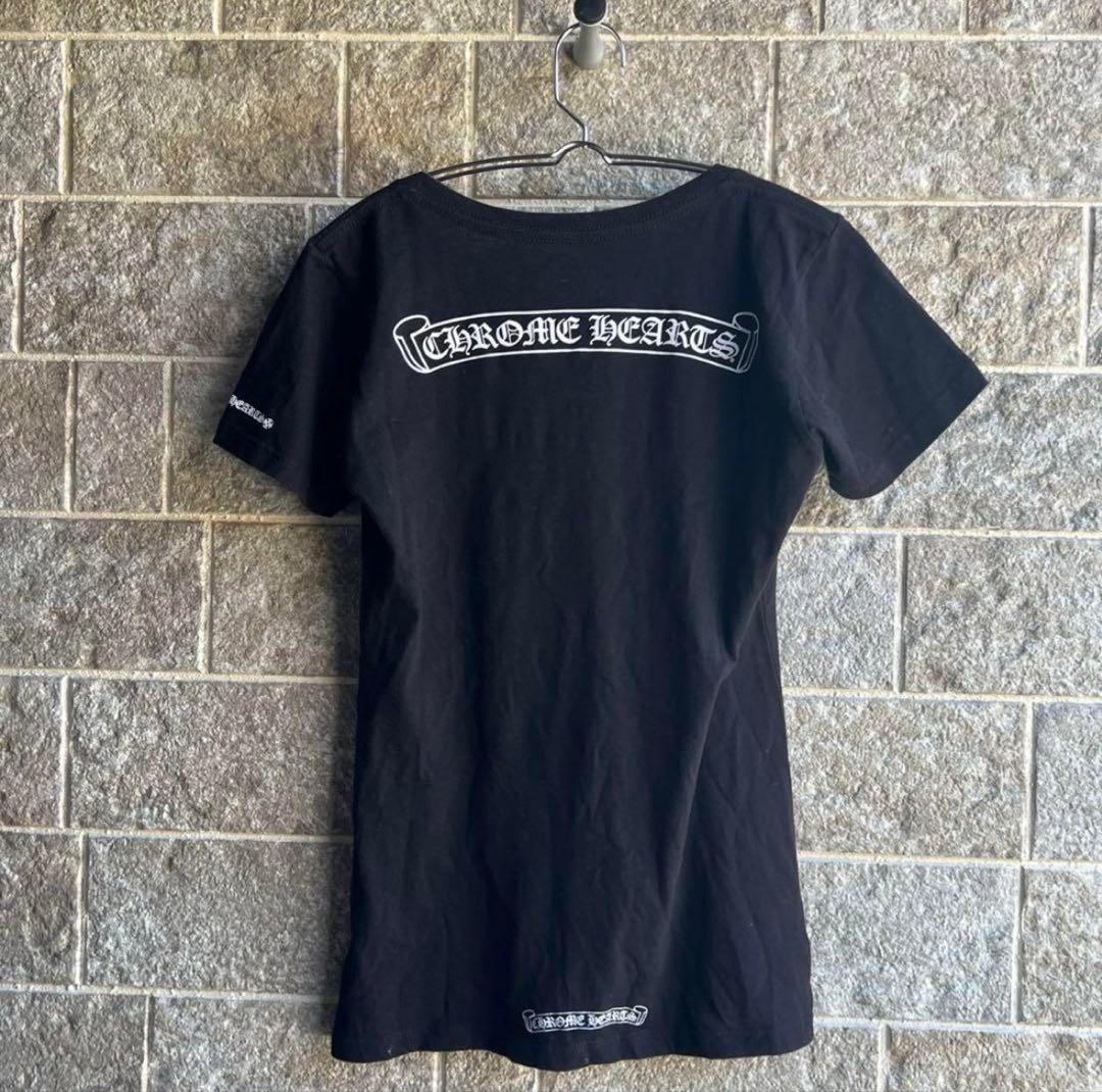 トップス ChromeHearts Vneck Tshirt black