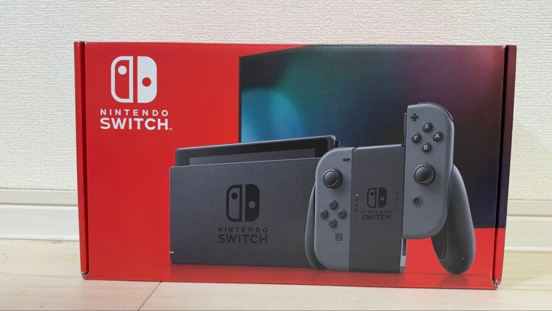 Nintendo Switch 本体 グレー 充電器付き