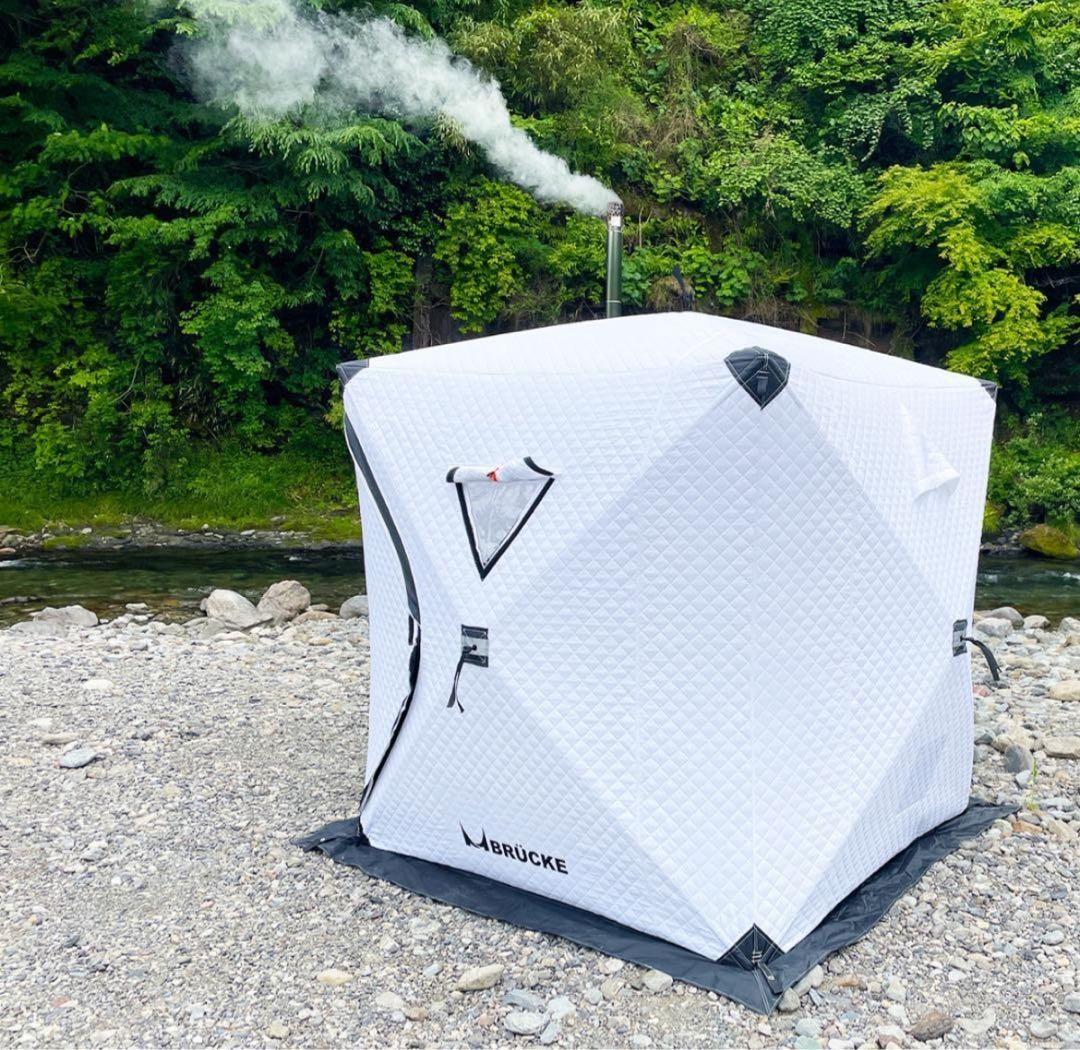 し*”様 【未使用品】テントサウナセット 白 薪ストーブ キャンプ サウナ テン