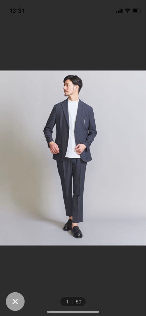 セットアップ　ジャケット＆イージーパンツ