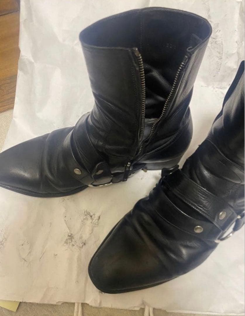 SAINT LAURENT リングブーツ 2016年モデルarchive 着画有