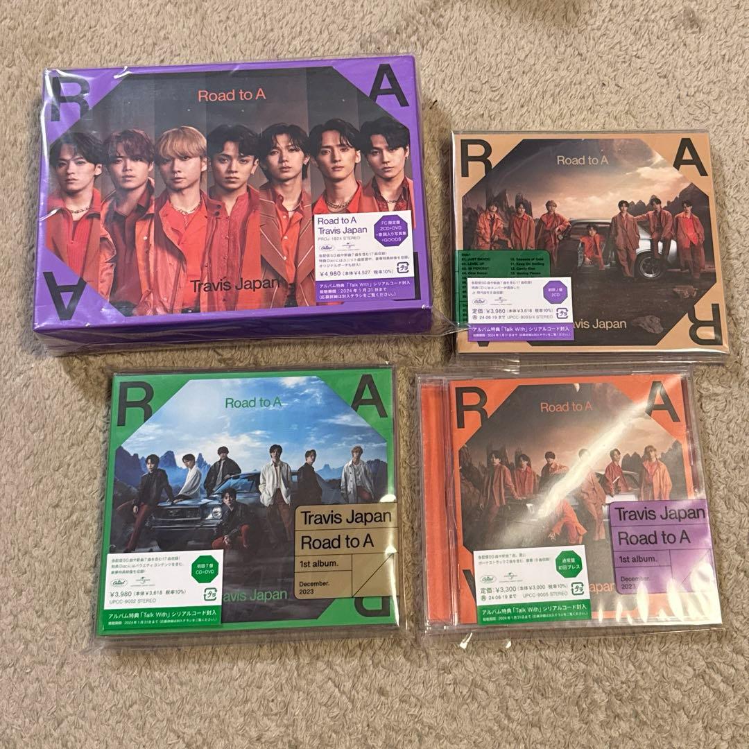 Travis Japanのデビューアルバム『Road to A』 4形態