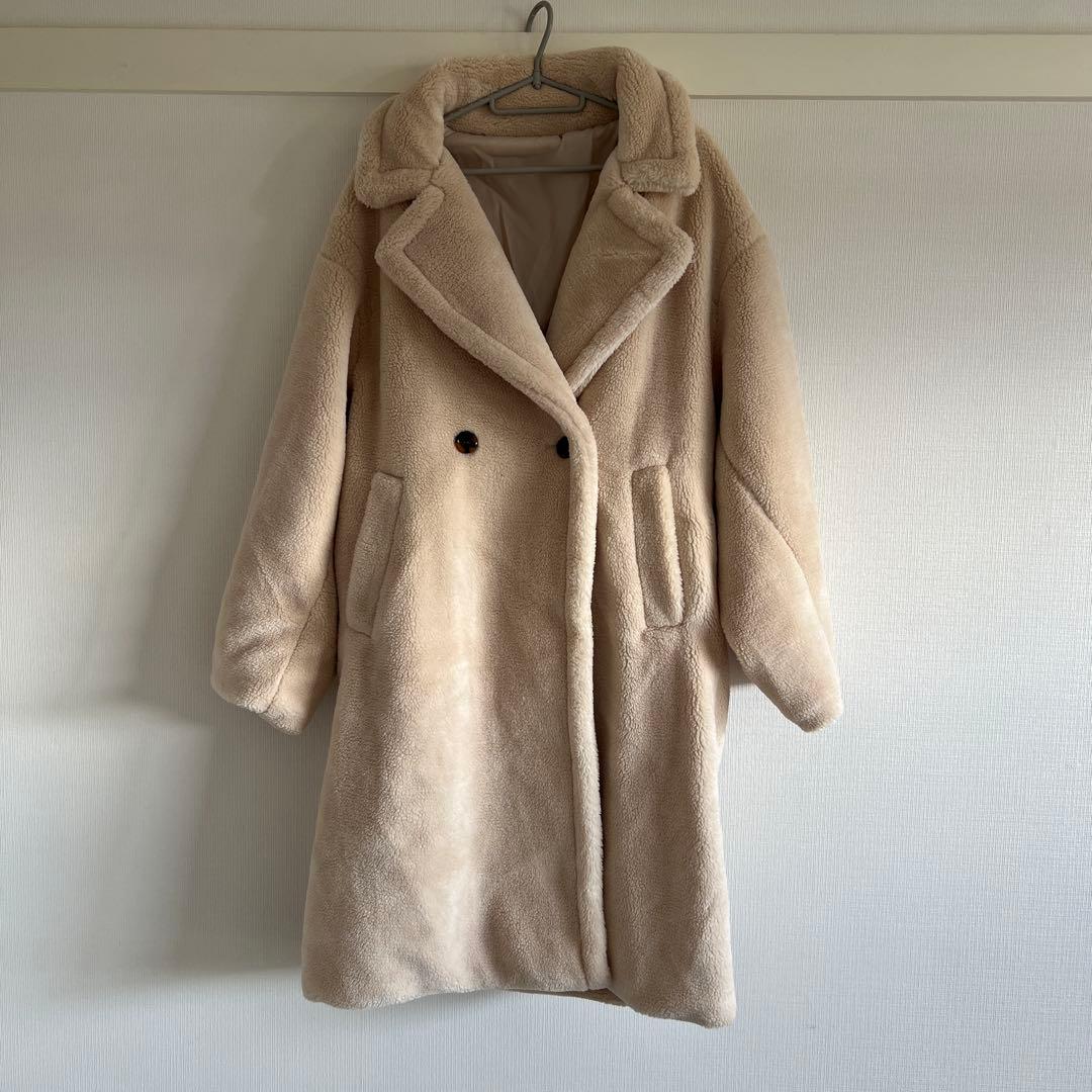 【Maiiiii】レクタングル　テディベアコート