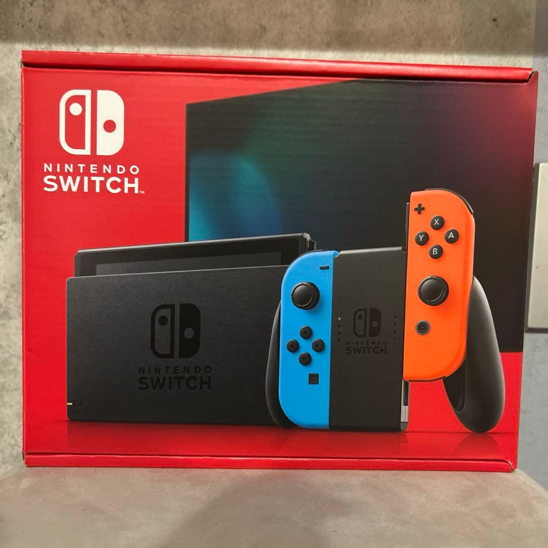 【新品・未使用品】ニンテンドースイッチ　ネオンカラーSwitch 本体 保証書