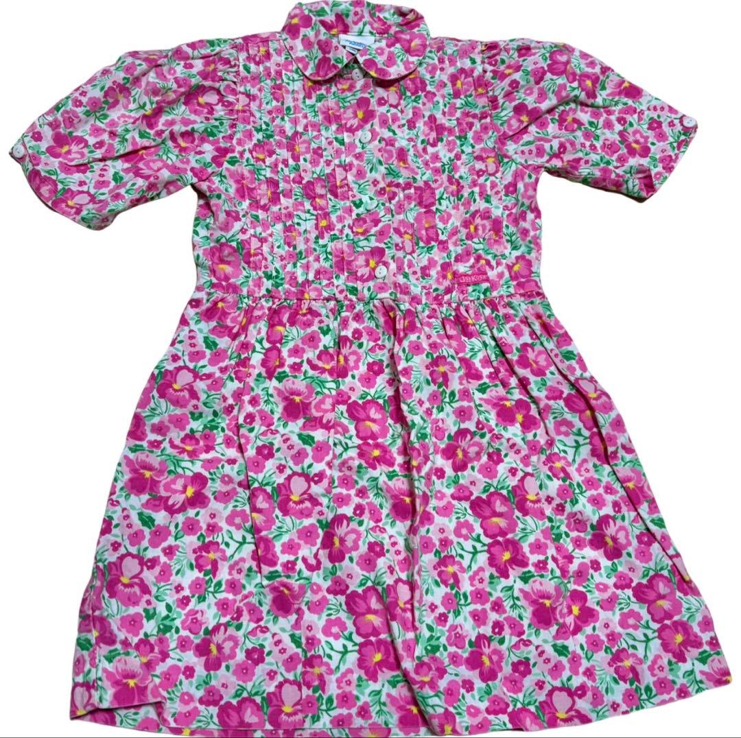 ビンテージ　オシュコシュ oshkosh 花柄　レア　ワンピース