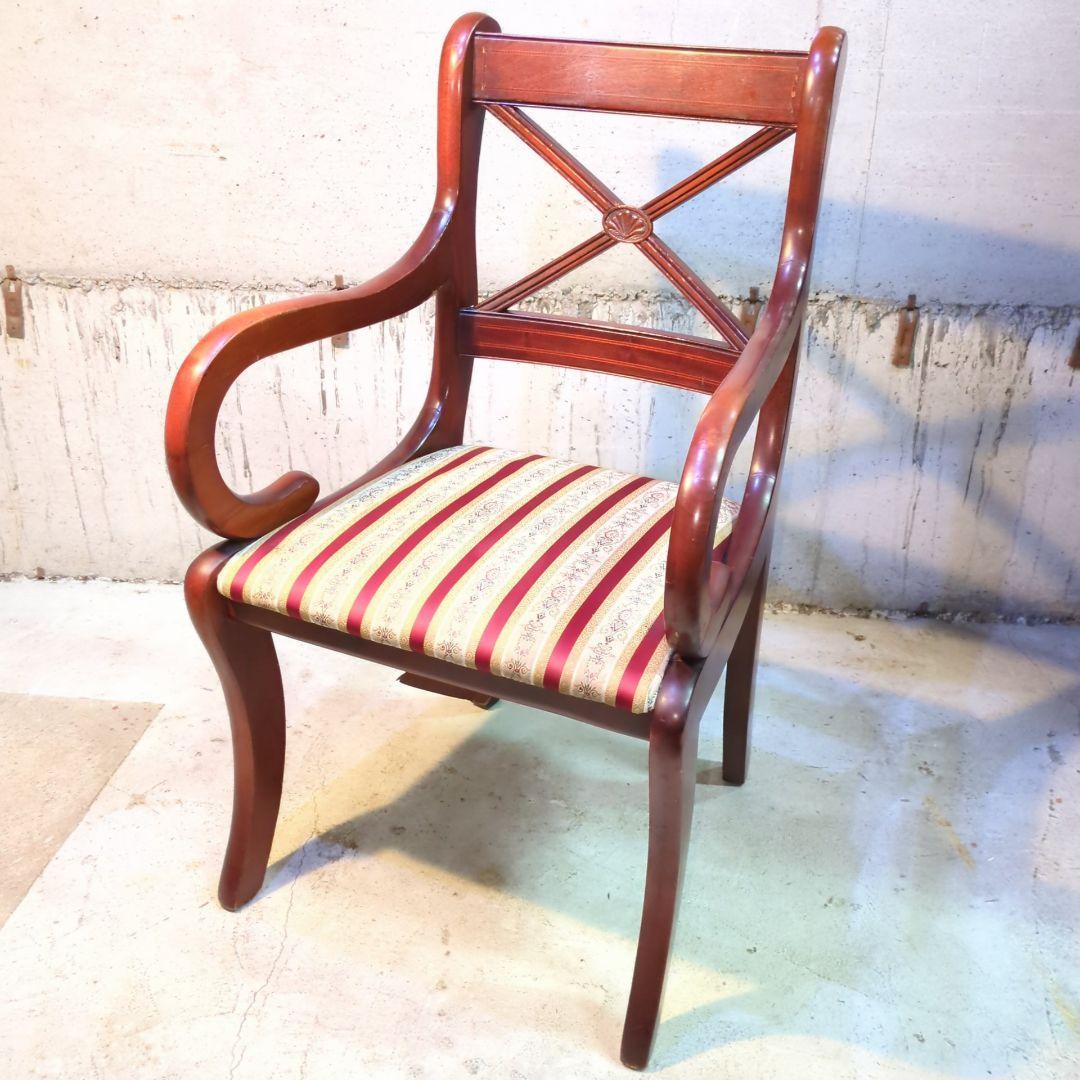 イギリス ヴィンテージ家具 ダイニングチェア アームチェア 椅子③