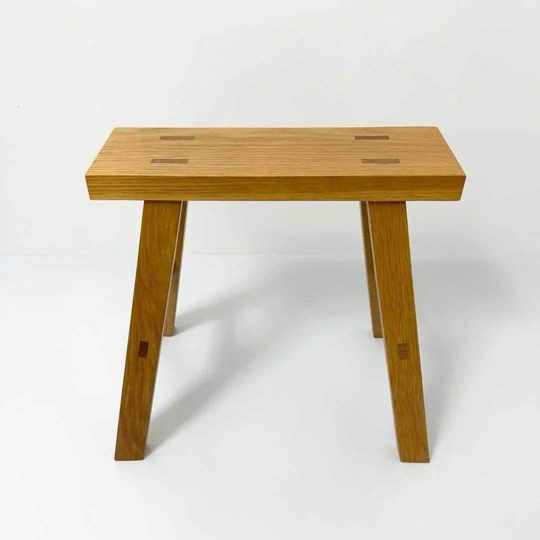 無印良品 MUJI ベンチ オーク材 小 廃盤品 スツール　②