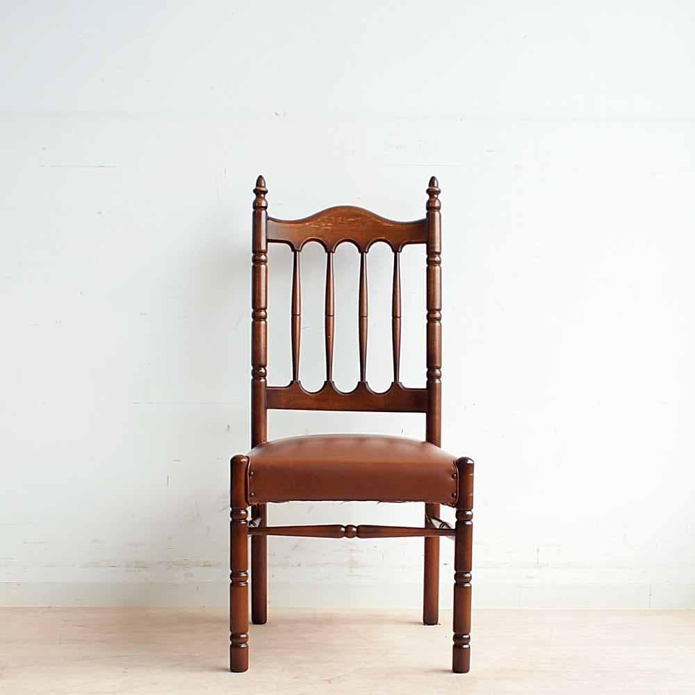 70's ナガノインテリア クラシカル ダイニングチェア A ZR24300