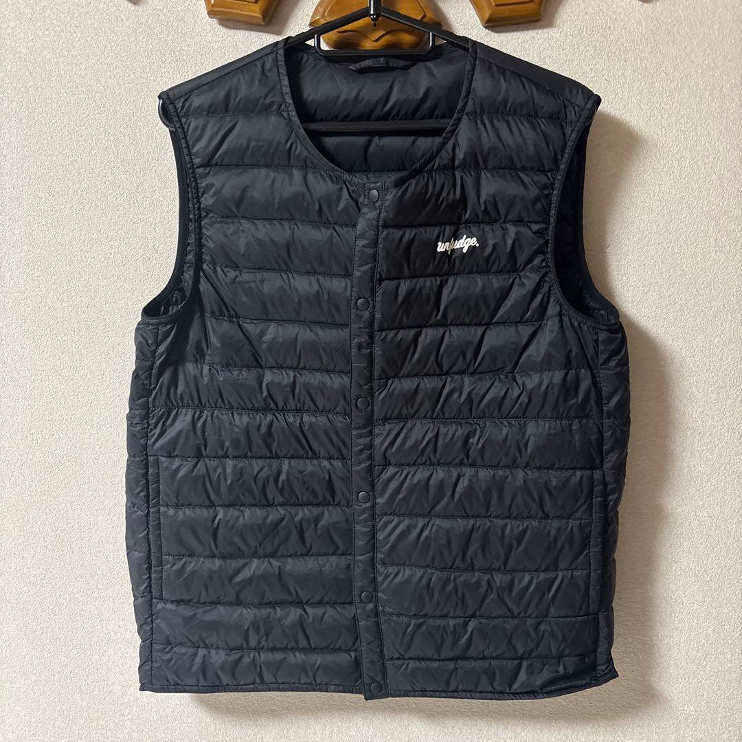 unfudge ブラック ノースリーブベスト　M size